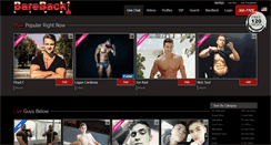 Desktop Screenshot of barebacklive.com
